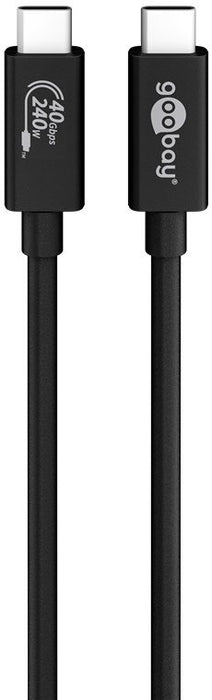 EAN 4040849617164 - Goobay 61716 cable USB USB4 Gen 3x2 0,7 m USB C Negro imagen 1