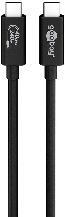EAN 4040849617164 - Goobay 61716 cable USB USB4 Gen 3x2 0,7 m USB C Negro imagen 1