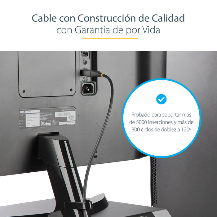 EAN 0065030889087 - StarTech.com DP14VMM3M cable DisplayPort Gris, Negro imagen 9