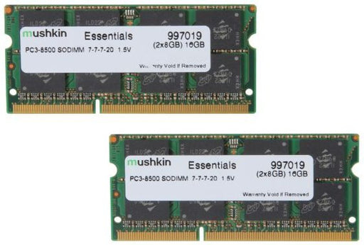 EAN 0846651016423 - Mushkin SO-DIMM 16GB DDR3 Essentials módulo de memoria 2 x 8 GB imagen 1