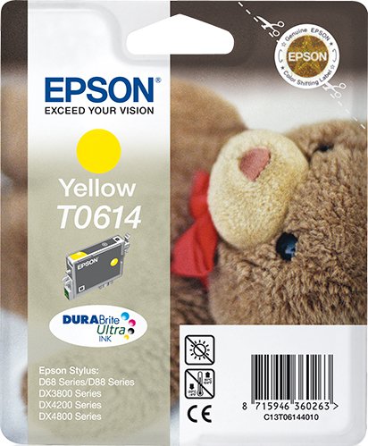 EAN 8715946360263 - Epson Teddybear T0614 cartucho de tinta 1 pieza(s) Original imagen 1