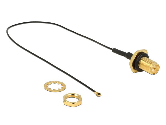 EAN 4043619124602 - DeLOCK 0.2m, RP-SMA/MHF IV cable coaxial 0,2 m MHF IV / HSC MXHP32 imagen 2