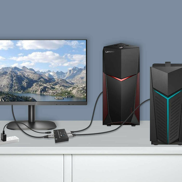 EAN 8059018365535 - Techly IDATA-DP-2DP-8KT interruptor de video DisplayPort imagen 7