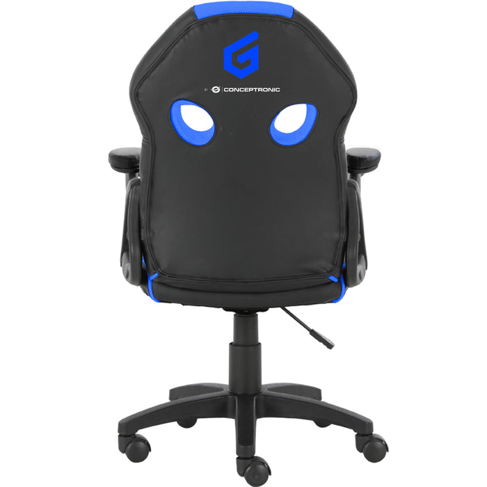 EAN 4015867226254 - Conceptronic EYOTA06B silla para videojuegos Silla para videojuegos de PC Asiento acolchado Negro, Azul imagen 4