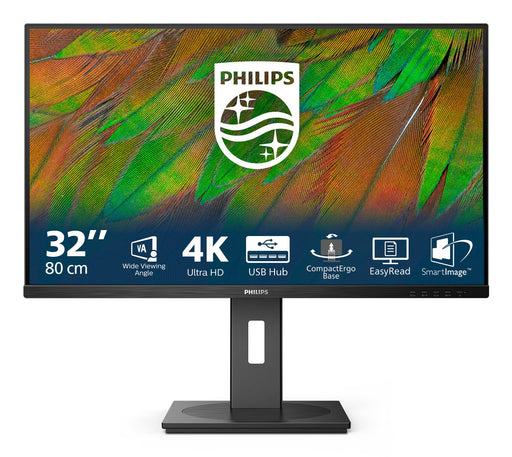 EAN 8721038001235 - Philips 3000 series 32B1N3800/00 pantalla para PC 81,3 cm (32") 3840 x 2160 Pixeles 4K Ultra HD LCD Negro imagen 1