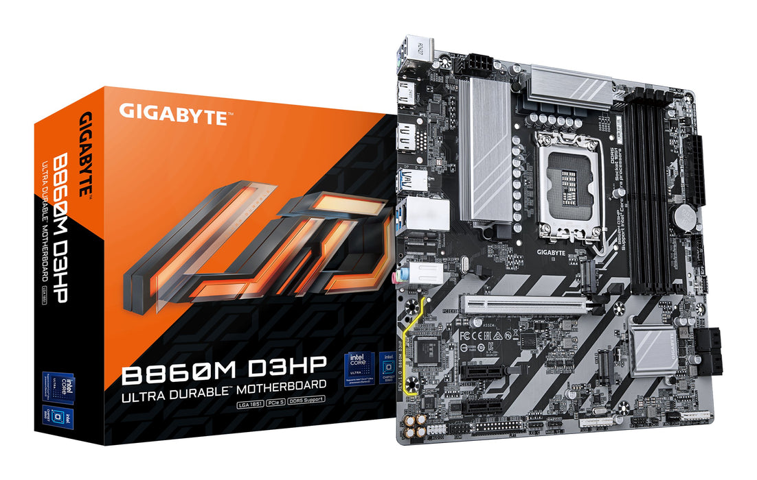 EAN 4719331866860 - GIGABYTE B860M D3HP placa base Intel B860 LGA 1851 (Socket V1) micro ATX imagen 1
