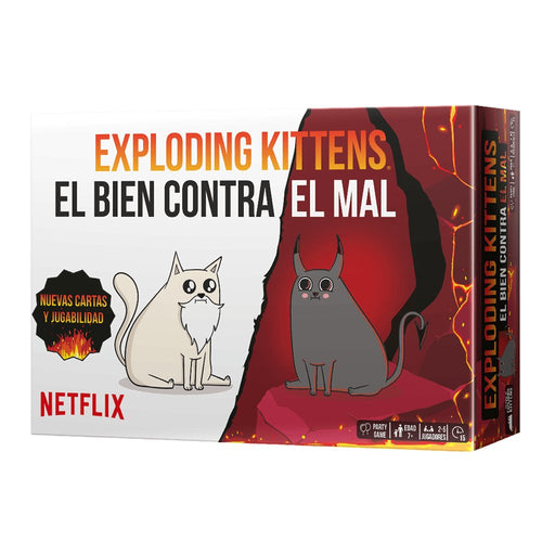 EAN 0810083044699 - Asmodee Exploding Kittens EKIEK12ES juego de tablero Exploding Kittens El bien contra el mal 15 min Juego imagen 1