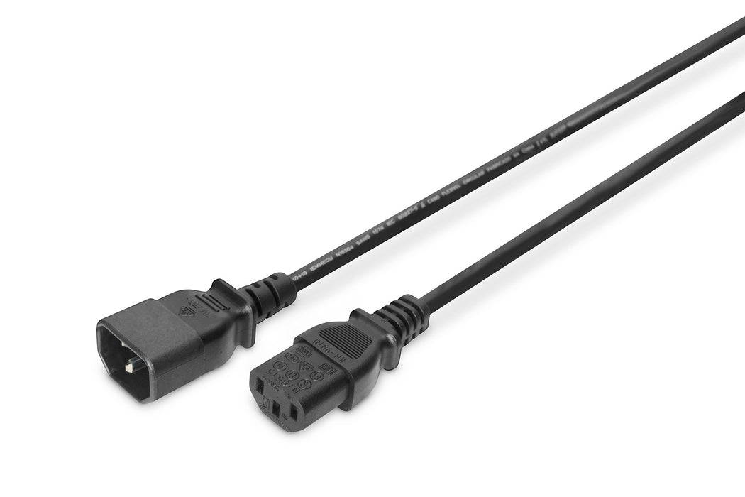 EAN 4016032311898 - Digitus AK-440201-018-S cable de transmisión Negro 1,8 m IEC C14 IEC C13 imagen 1