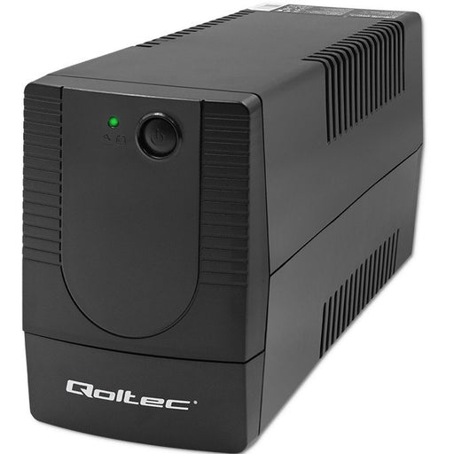 EAN 5901878537740 - Qoltec 53774 sistema de alimentación ininterrumpida (UPS) Línea interactiva 1 kVA 600 W 1 salidas AC imagen 1
