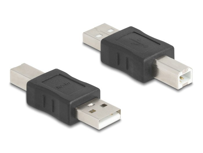 EAN 4043619671984 - DeLOCK 67198 cambiador de género para cable USB Type-A USB Type-B Negro imagen 1