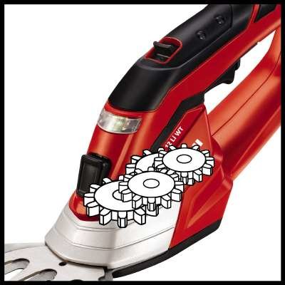 EAN 4006825626223 - Einhell GE-CG 12 Li WT tijera de césped inalámbrica 10 cm 12 V Ión de litio Negro, Rojo imagen 9