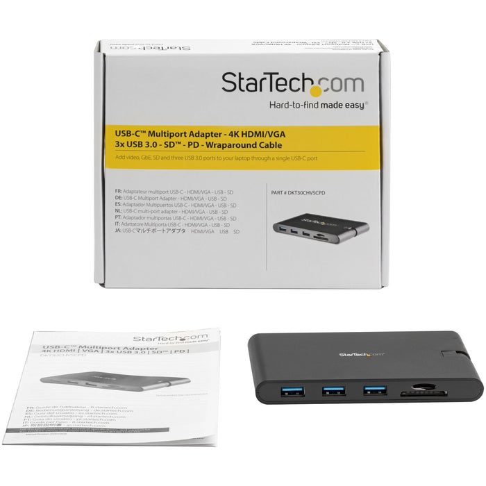 EAN 0065030879170 - StarTech.com DKT30CHVSCPD base para portátil y replicador de puertos Alámbrico USB 3.2 Gen 1 (3.1 Gen 1)  imagen 7