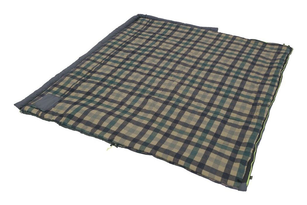 EAN 5709388136640 - Outwell Camper Adulto Saco de dormir semi-rectangular Algodón, Poliéster Gris imagen 4