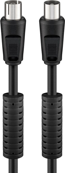 EAN 4040849507304 - Goobay 50730 cable coaxial 5 m Negro imagen 1