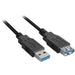 EAN 4044951015689 - Sharkoon 2m, 2xUSB3.0-A cable USB USB 3.2 Gen 1 (3.1 Gen 1) USB A Negro imagen 1