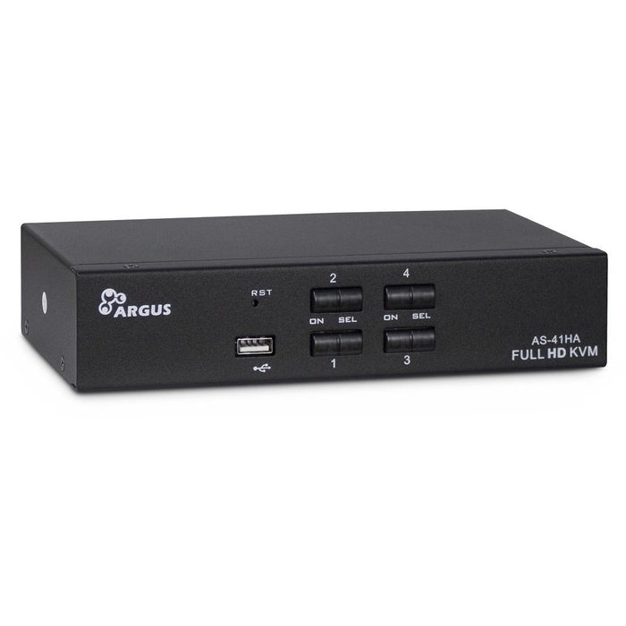 EAN 4260455643443 - Inter-Tech AS-41HA HDMI interruptor KVM Negro imagen 1