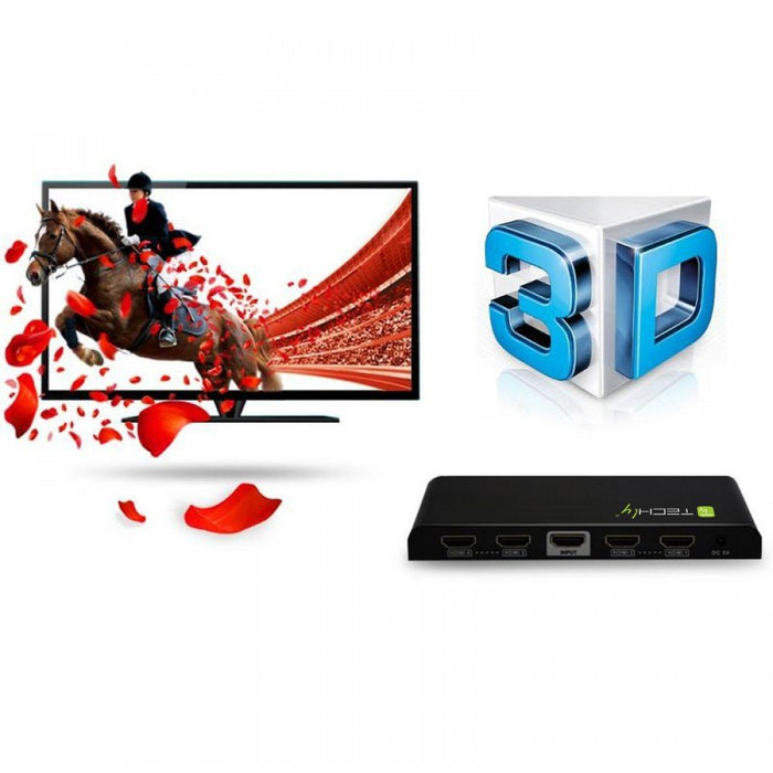 EAN 8057685306653 - Techly IDATA HDMI-4K4 divisor de video 4x HDMI imagen 5