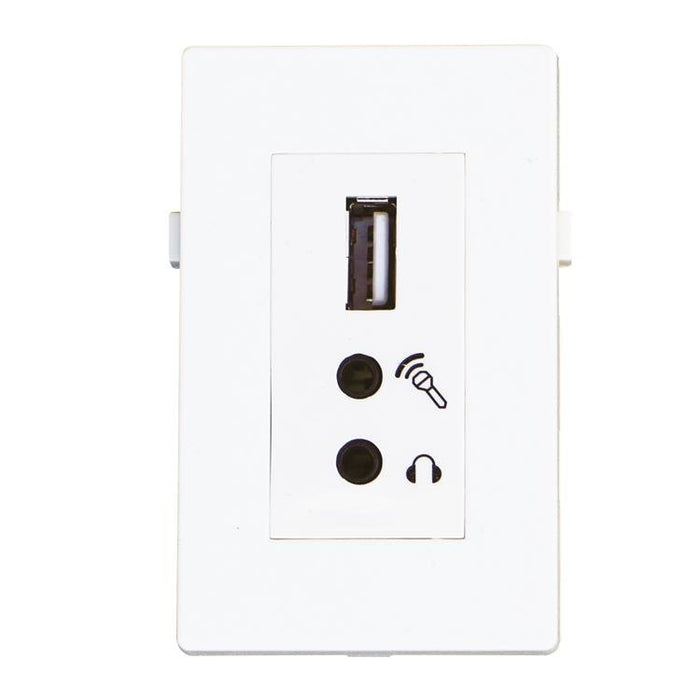 EAN 5714590003277 - Garbot BN4900-USB A+2XJ toma de corriente Blanco imagen 1