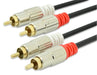 EAN 4054007845917 - Ednet 2.5m RCA x 2 m/m cable de audio 2,5 m 2 x RCA Negro imagen 2
