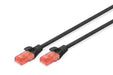 EAN 4016032371823 - Digitus DK-1612-005/BL cable de red Negro 0,5 m Cat6 U/UTP (UTP) imagen 1