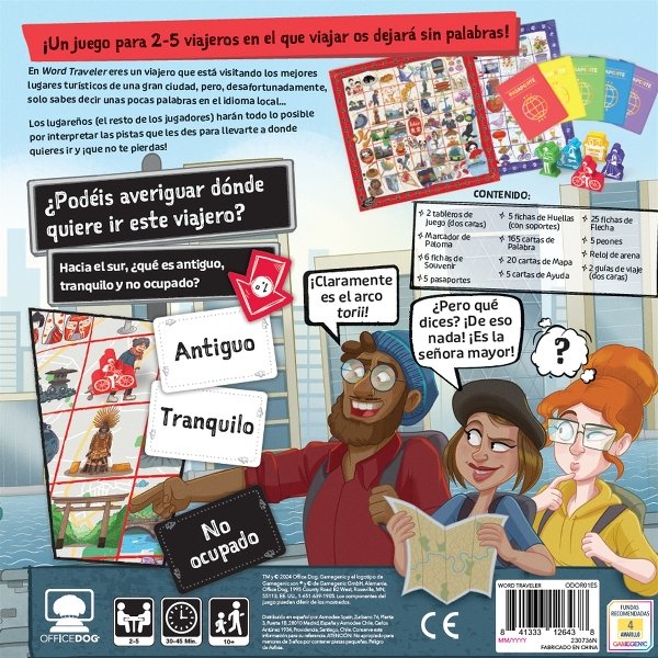 EAN 0841333126438 - Asmodee Word Traveler Juego de mesa Familia imagen 6