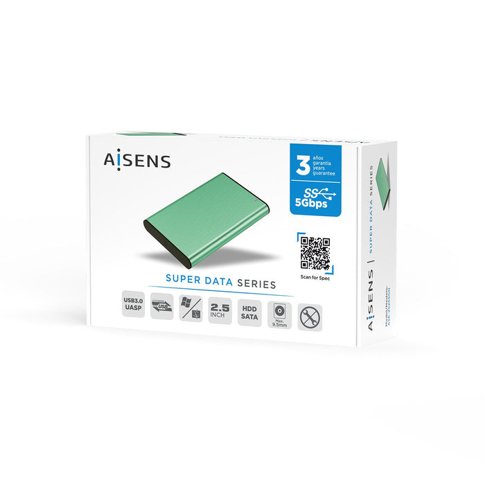 EAN 8436574706352 - AISENS ASE-2525SGN caja para disco duro externo Caja de disco duro (HDD) 2.5" imagen 7