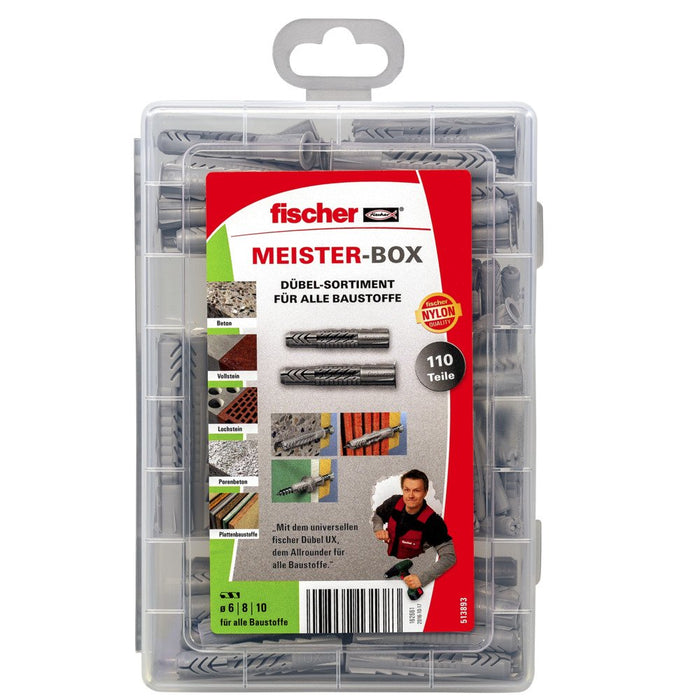 EAN 4048962131383 - Fischer MEISTER-BOX UX/UX R 110 pieza(s) Anclaje de expansión imagen 4