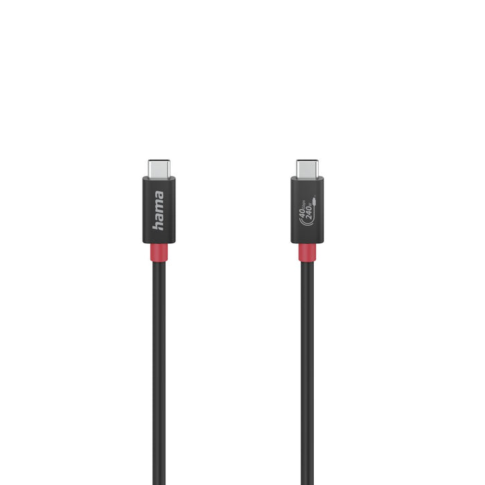 EAN 4047443494122 - Hama 00200779 cable USB USB4 Gen 3x2 1 m USB C Negro imagen 1