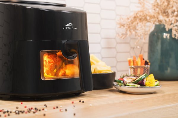 EAN 8590393343713 - Eta Vista Digi Sencillo 4,3 L Independiente 1300 W Freidora de aire caliente Negro imagen 9