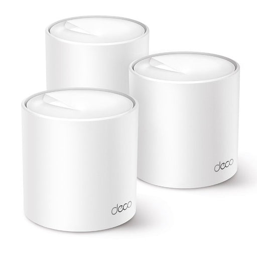 EAN 4897098681732 - TP-Link Deco X50 (3-pack) Doble banda (2,4 GHz / 5 GHz) Wi-Fi 6 (802.11ax) Blanco Interno imagen 1
