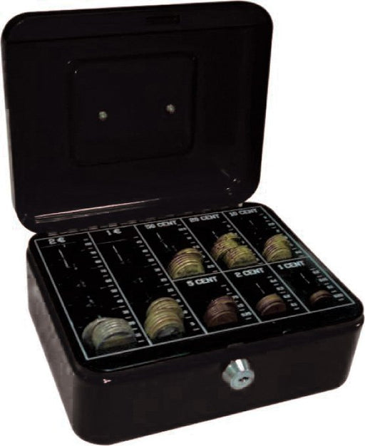 EAN 5705831042773 - Q-CONNECT KF04277 caja de dinero Negro Metal 1 pieza(s) imagen 1