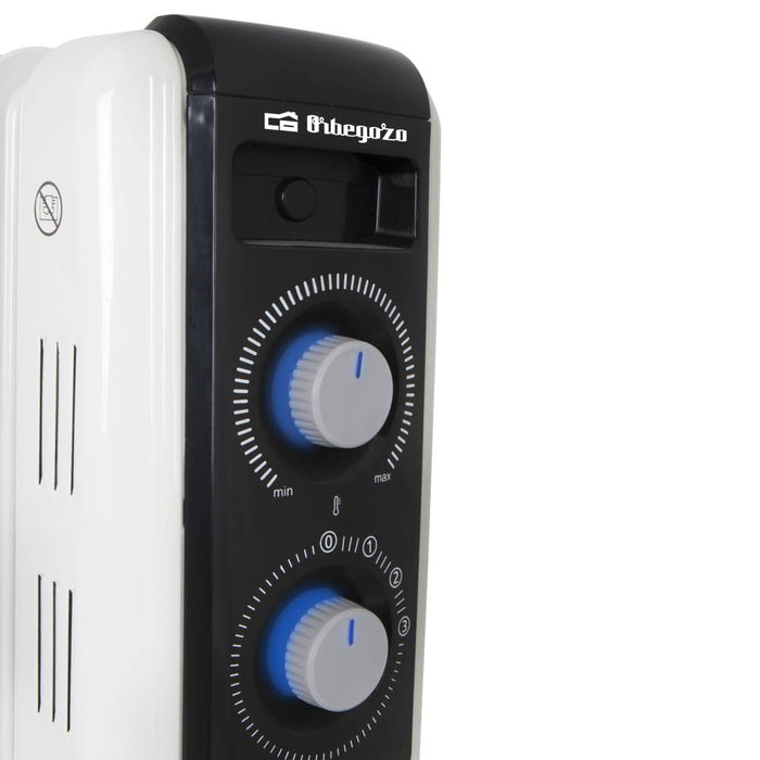 EAN 8436044536991 - Orbegozo RF-1000 calefactor eléctrico Interior Negro, Blanco 1000 W Radiador de aceite eléctrico imagen 3