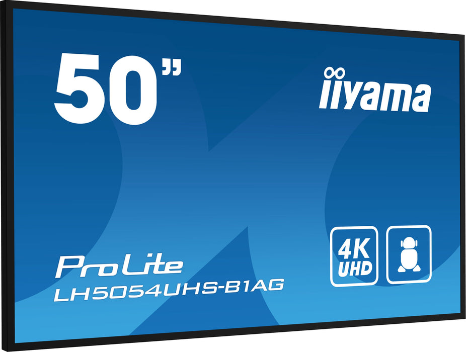 EAN 4948570120987 - iiyama LH5054UHS-B1AG pantalla de señalización Pantalla plana para señalización digital 125,7 cm (49.5")  imagen 3