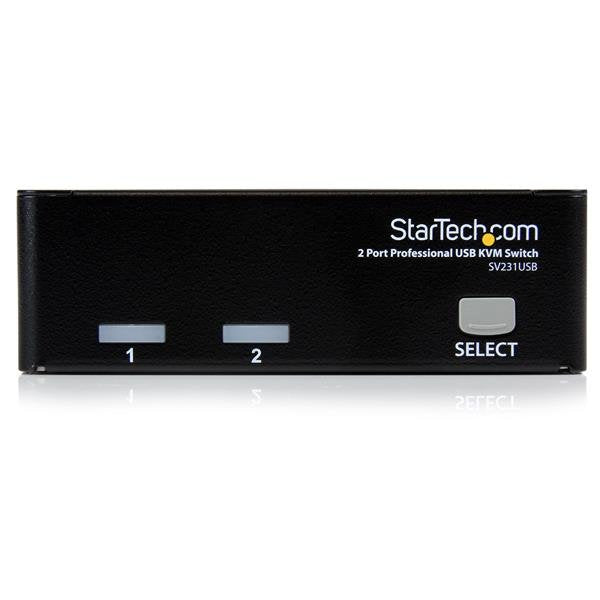 EAN 0065030806039 - StarTech.com SV231USBGB interruptor KVM Negro imagen 2