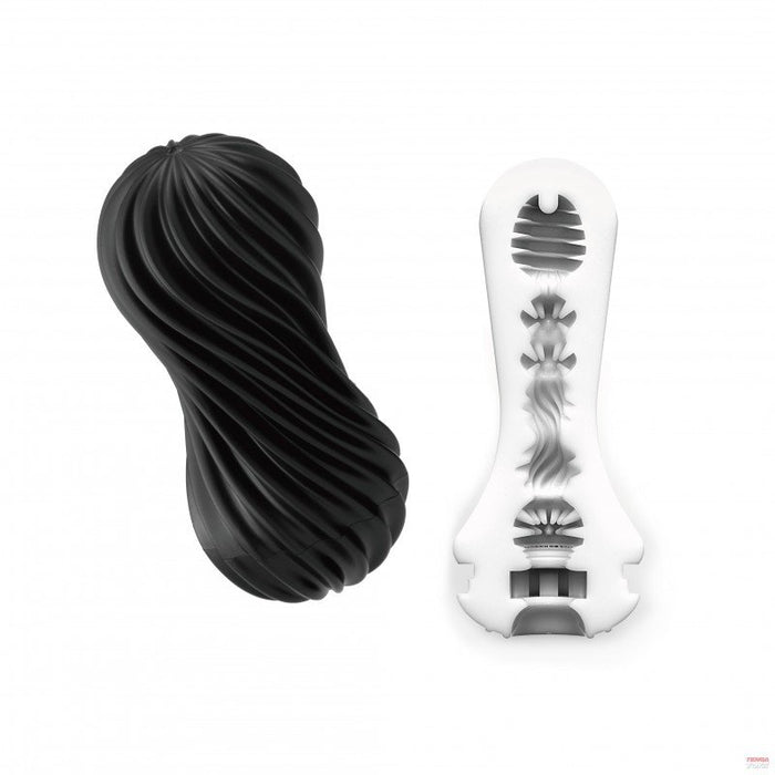 EAN 4560220555873 - Tenga Flex Rocky Masturbador de bolsillo Negro Elastómero imagen 2