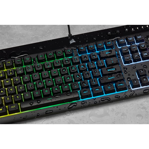 EAN 0840006631736 - Corsair K55 RGB PRO teclado Juego USB QWERTY Español Negro imagen 13