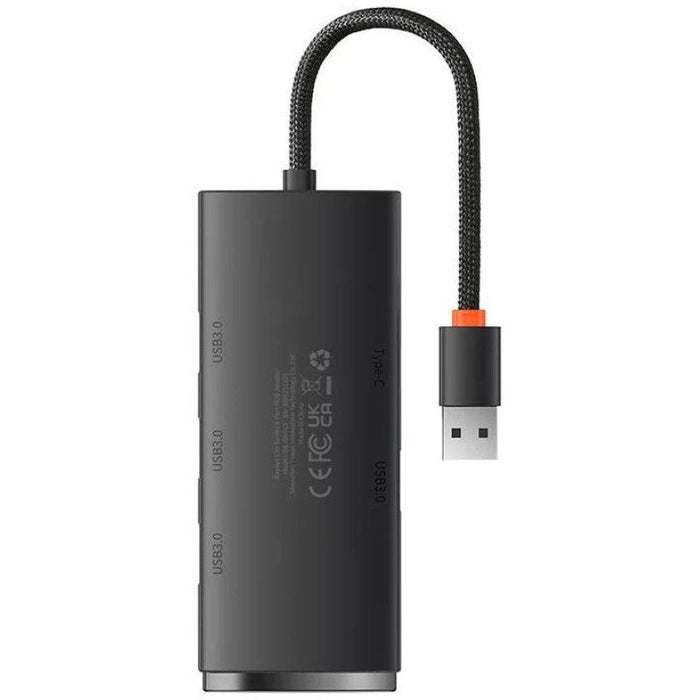 EAN 6932172606183 - Baseus WKQX030001 hub de interfaz USB 3.2 Gen 1 (3.1 Gen 1) Type-A 5000 Mbit/s Negro imagen 1