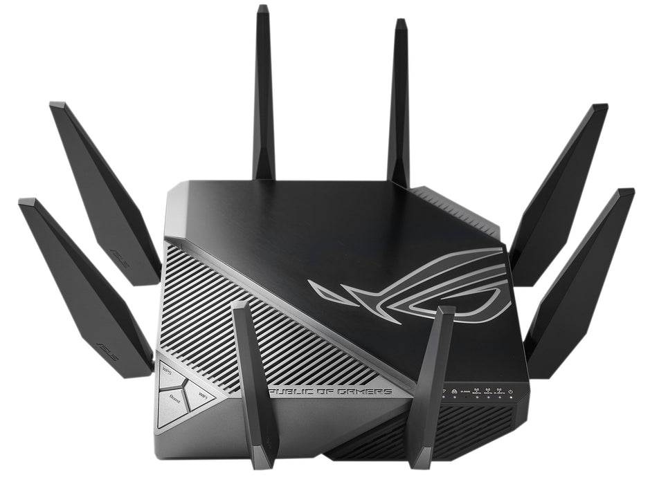 EAN 4711081137207 - ASUS GT-AXE11000 router inalámbrico Gigabit Ethernet Tribanda (2.4 GHz / 5 GHz / 6 GHz) Negro imagen 1