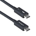EAN 0065030920360 - StarTech.com TBLT5MM50CM240W cable Thunderbolt 0,5 m 80 Gbit/s Negro imagen 1