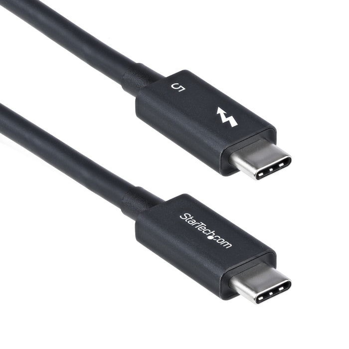 EAN 0065030910064 - StarTech.com TBLT5MM80CM240W cable Thunderbolt 0,8 m 80 Gbit/s Negro imagen 1
