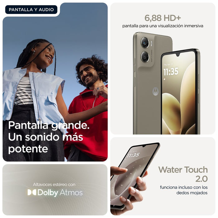 EAN 840493601861 - Motorola moto g06 power 17,5 cm (6.88") SIM doble Android 15 4G USB Tipo C 4 GB 64 GB 7000 mAh Caqui imagen 17