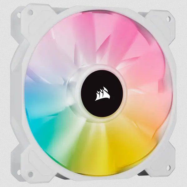 EAN 0840006637790 - Corsair SP140 RGB ELITE Carcasa del ordenador Ventilador 14 cm Blanco 2 pieza(s) imagen 2