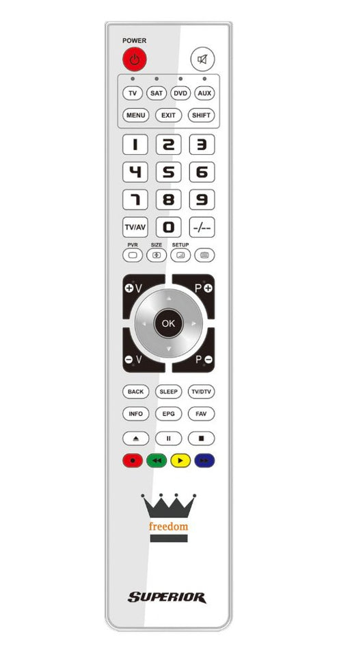 EAN 8054242080254 - Superior Electronics Freedom Micro-USB mando a distancia DVD/Blu-ray, Media player, Proyector, SAT, Altav imagen 1