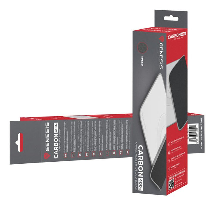 EAN 5901969432541 - GENESIS Carbon 400 M Alfombrilla de ratón para juegos Gris, Blanco imagen 2