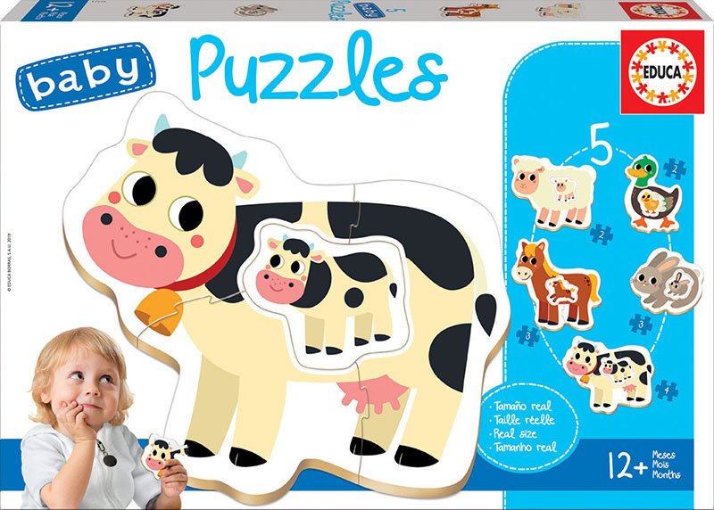 EAN 8412668175747 - Educa 17574 puzzle Puzle de figuras Granja imagen 1