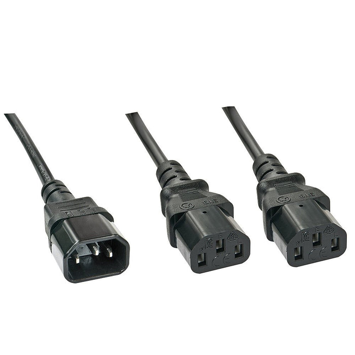 EAN 4002888303637 - Lindy 30363 cable de transmisión Negro 1 m C14 acoplador Acoplador C13 2 x imagen 1