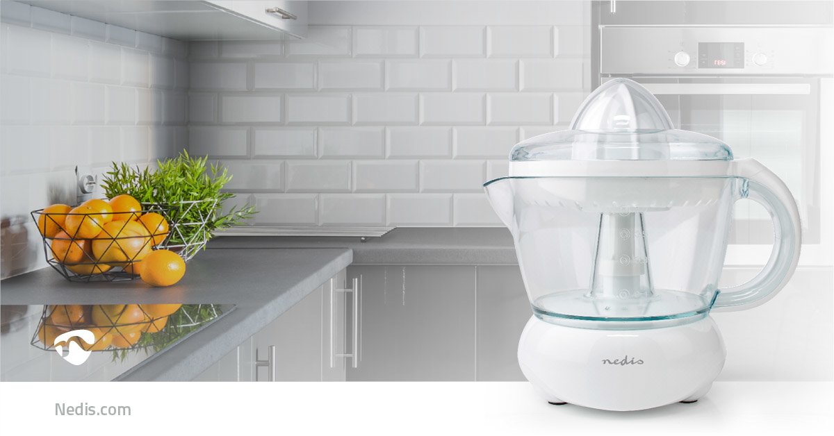 EAN 5412810324163 - Nedis KAJC100CWT prensa de cítricos eléctricos 0,7 L 25 W Blanco imagen 11