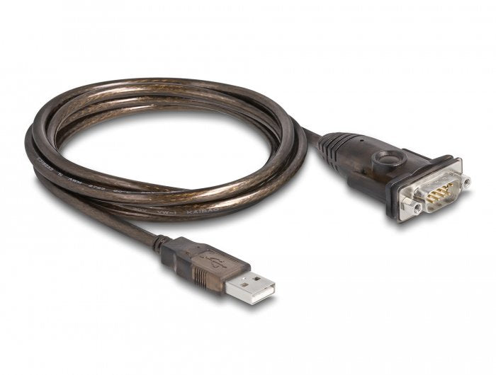EAN 4043619626458 - DeLOCK 62645 cable de serie Negro USB tipo A DB-9 imagen 1