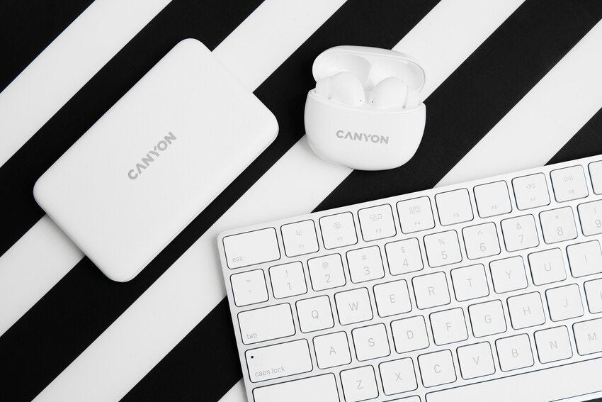 EAN 5291485009120 - Canyon CNS-TWS5W auricular y casco Inalámbrico Dentro de oído Llamadas/Música/Deporte/Uso diario USB Tipo imagen 6