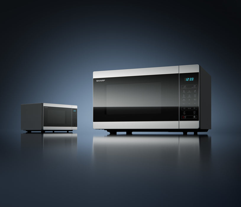 EAN 4974019966533 - Sharp Home Appliances YC-MG81E-S microondas Negro, Gris Microondas con grill Encimera 28 L 900 W imagen 3